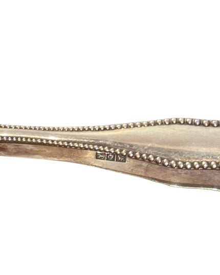 Late 1800s Sterling silver 925 Euro hallmark Sugar tongs