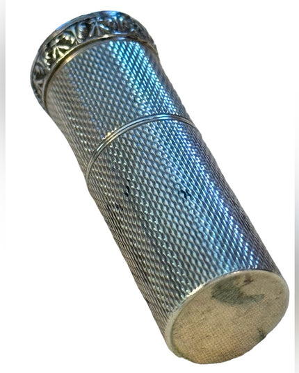 Art Deco sterling silver 925 Euro stamped Lipstick holder