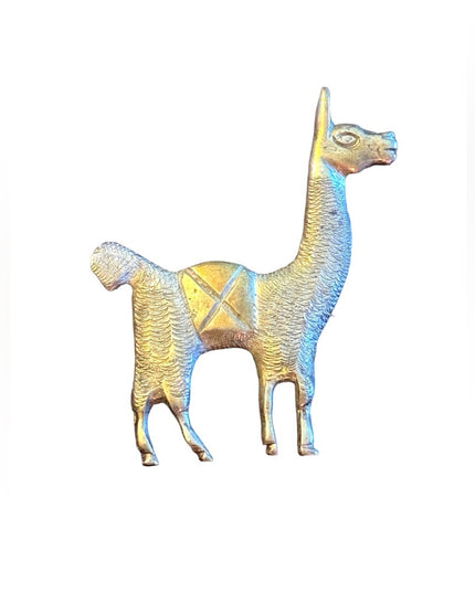 Vintage sterling silver 925 PERU LLAMA Brooch