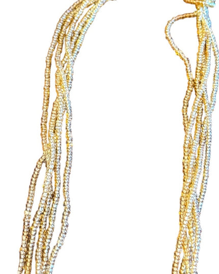 Lovely 18” Sterling silver CITRINE handmade Nepal 925 PTI pearl necklace