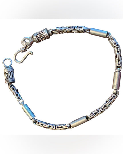 Vintage sterling silver BALI Balenisian 925 bracelet 8”