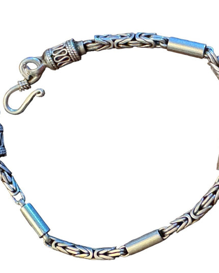 Vintage sterling silver BALI Balenisian 925 bracelet 8”