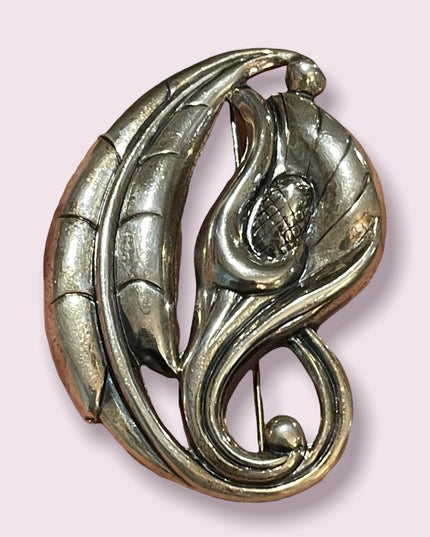 - Vintage 1960s Danecraft Cala Lily Sterling silver 925 flower brooch Art …