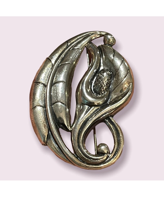 - Vintage 1960s Danecraft Cala Lily Sterling silver 925 flower brooch Art …