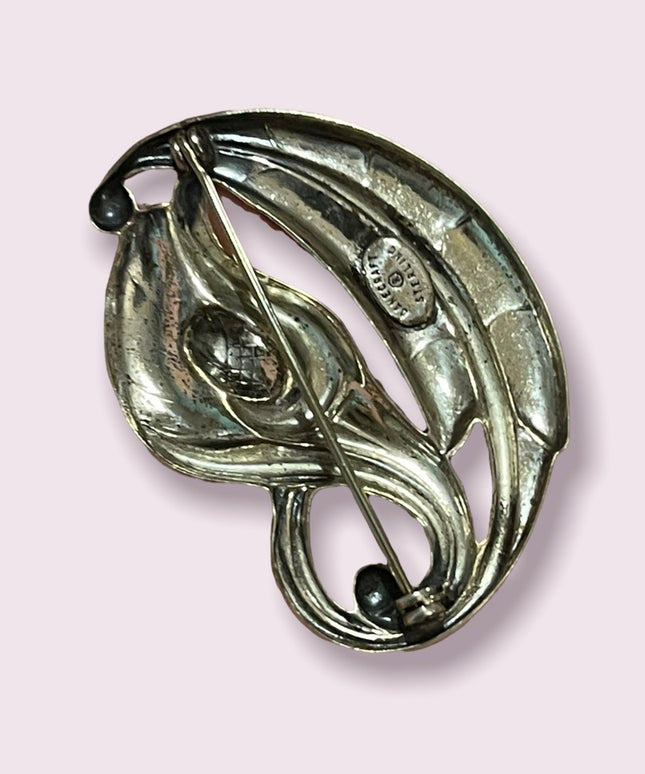 - Vintage 1960s Danecraft Cala Lily Sterling silver 925 flower brooch Art …