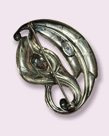 - Vintage 1960s Danecraft Cala Lily Sterling silver 925 flower brooch Art …