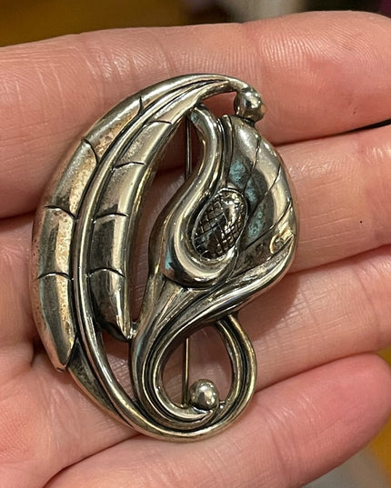 - Vintage 1960s Danecraft Cala Lily Sterling silver 925 flower brooch Art …