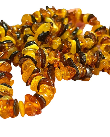Vintage Baltic Amber bead necklace appx 1970s