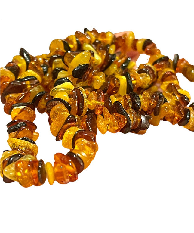 Vintage Baltic Amber bead necklace appx 1970s