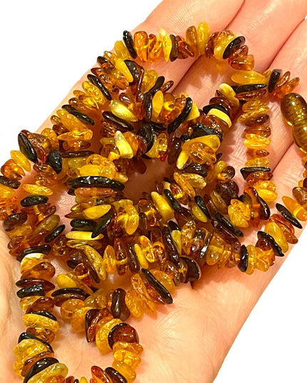 Vintage Baltic Amber bead necklace appx 1970s