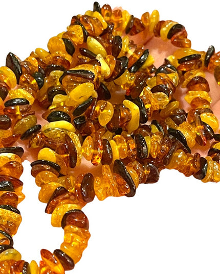 Vintage Baltic Amber bead necklace appx 1970s