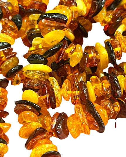 Vintage Baltic Amber bead necklace appx 1970s