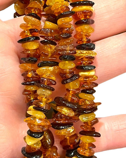 Vintage Baltic Amber bead necklace appx 1970s