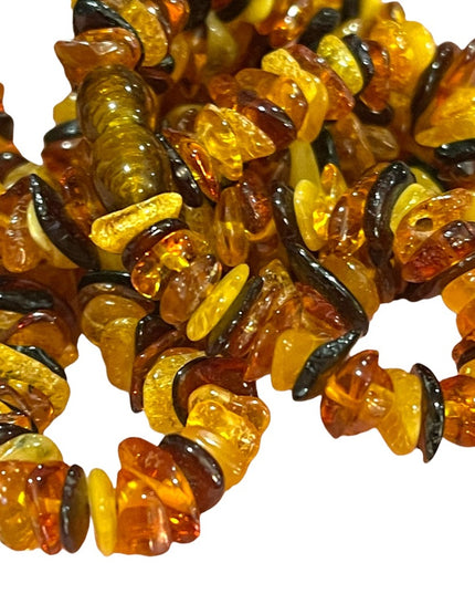 Vintage Baltic Amber bead necklace appx 1970s