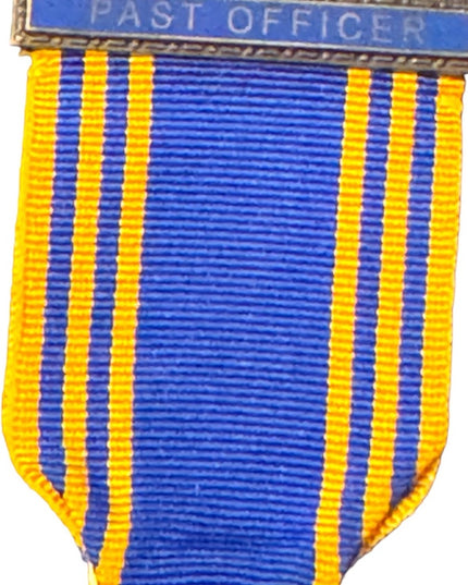 Vintage brass Past officer LEGION Metal ribbon