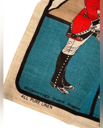 Vintage Ulster 71 Ireland Linen tea towel Northern Irish