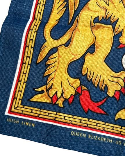 New Old Stock “ULSTER Weavers” Queen Elizabeth’s "Gold Jubilee" Tea Towel