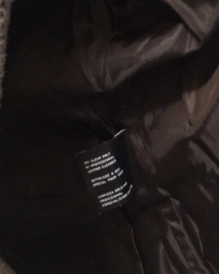 Brown Michael Kors leather moto Jacket VG