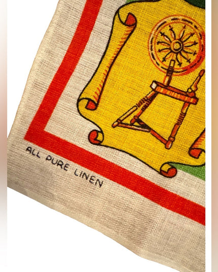 Vintage tea towel 20x32” An Irish Blessing Linen