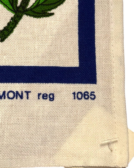 Vintage tea towel 20x32” Scottish  Linen mid century kitchen