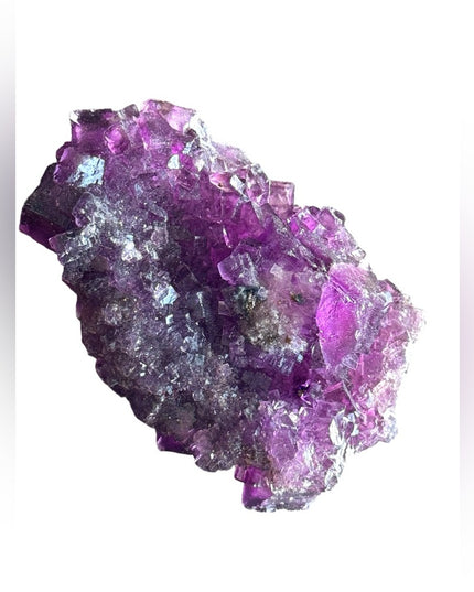 Vintage chunk of Purple Fluorite Stone specimin