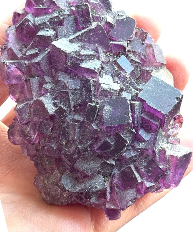 Vintage chunk of Purple Fluorite Stone specimin