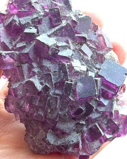 Vintage chunk of Purple Fluorite Stone specimin