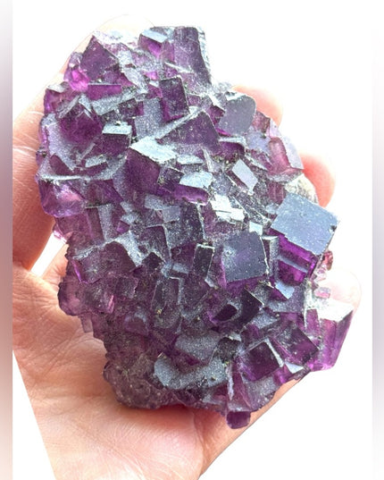 Vintage chunk of Purple Fluorite Stone specimin