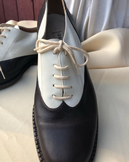 VIntage Giorgio Armani Oxfords Lace leather