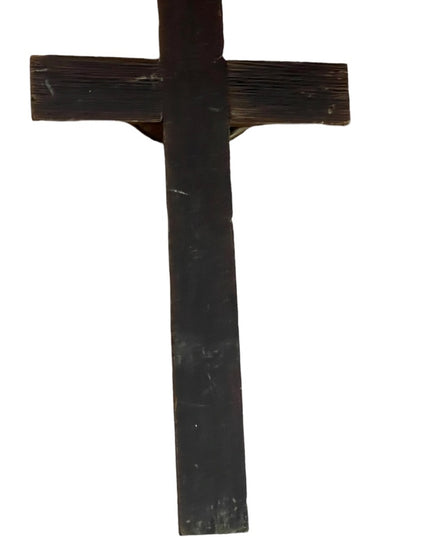 Vintage Crucifix Faux Mother of Pearl France - Stunning wood 1950s Wall …