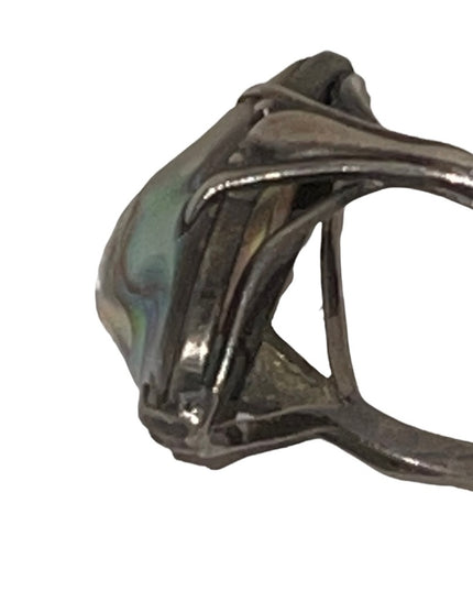 Antique Blister pearl Sterling silver 925 Art Nouveau Stunning Old ring