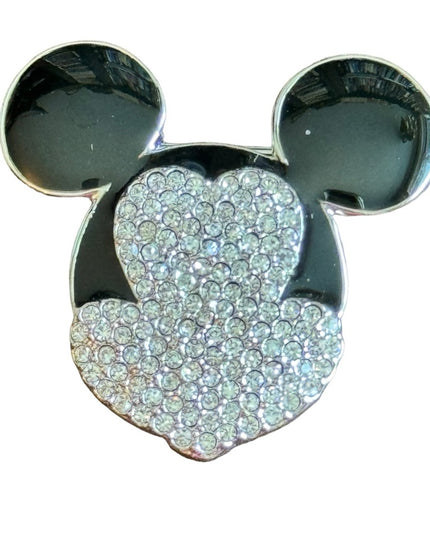 SWAROVSKI DISNEY MICKEY MOUSE PIN PAVE BROOCH