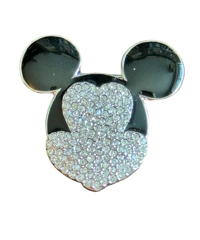 SWAROVSKI DISNEY MICKEY MOUSE PIN PAVE BROOCH