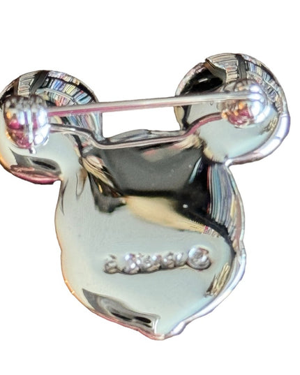 SWAROVSKI DISNEY MICKEY MOUSE PIN PAVE BROOCH