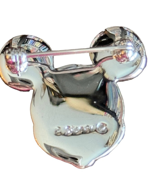 SWAROVSKI DISNEY MICKEY MOUSE PIN PAVE BROOCH