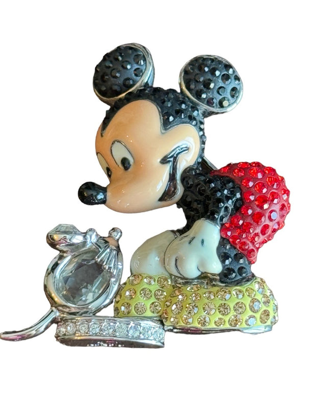 2005 SWAROVSKI - DISNEY MICKEY MOUSE CRYSTAL BROOCH