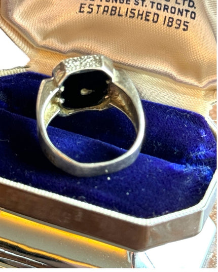 Sterling silver JS 925 real RUBY fancy rhodium plated ring