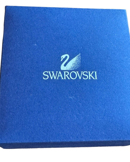 Swarovski Authentic (Swan) Crystal fancy cross necklace Rhodium plated NWT BX