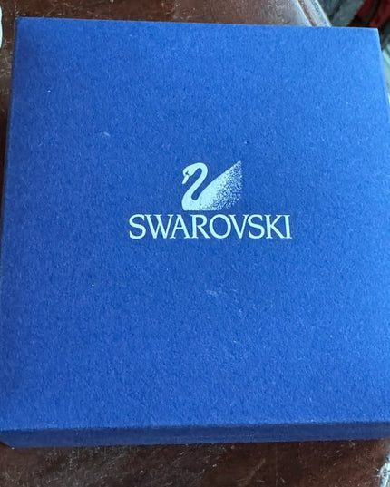 Swarovski Authentic (Swan) Crystal fancy cross necklace Rhodium plated NWT BX