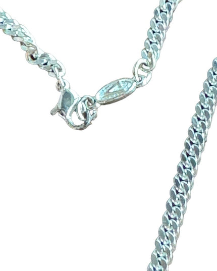 NIB Vendome Rhodium plt vintage high quality necklace & earrings set rhinestone