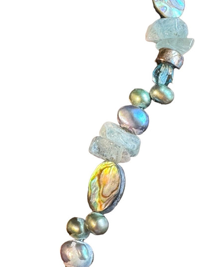 RARE Sajen 925 sterling silver 925 Gemstone fancy necklace