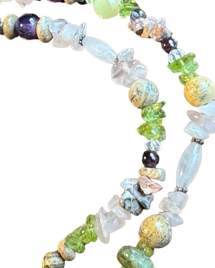 RARE Sajen 925 sterling silver 925 Gemstone fancy butterfly necklace