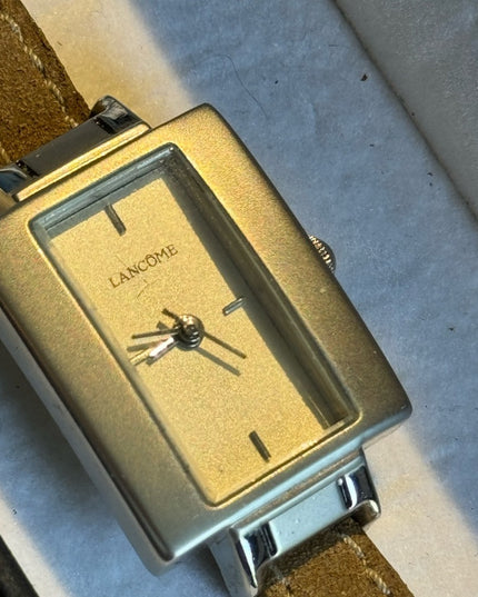 Vintage Lancome Watch MIN with 3 leather bands