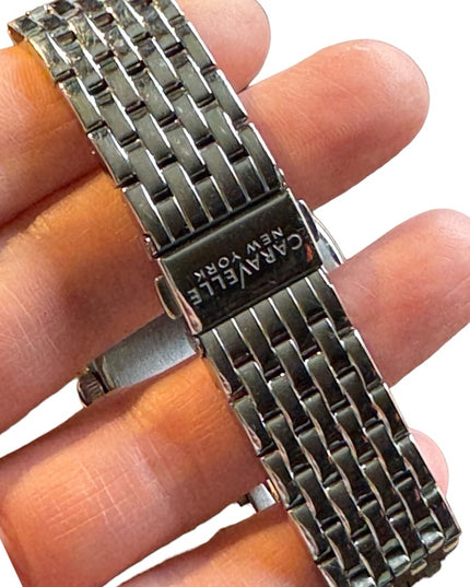 Stunning Caravelle By Bulova Sparkle swarovski crystal rhinestone watch