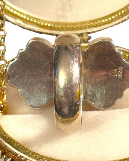 Stunnimg STR 925 sterling amber amethyst fancy southwestern style Jay King
