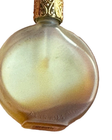 Austria vintage mid century 1950s Embelished oranate perfume bottle necklace