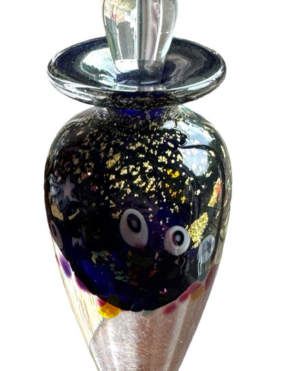 Vintage ROBERT HELD Handmade murano style UNIVERSE comstellation perfume bottle
