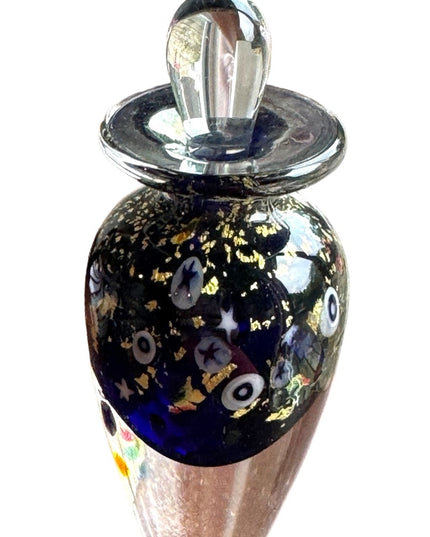 Vintage ROBERT HELD Handmade murano style UNIVERSE comstellation perfume bottle
