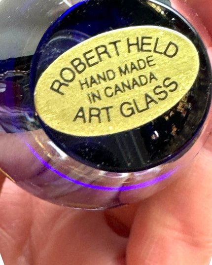 Vintage ROBERT HELD Handmade murano style UNIVERSE comstellation perfume bottle