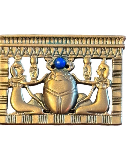 Egyptian Scarab Pectoral Brooch - Egyptian New Kingdom Museum reproducti…
